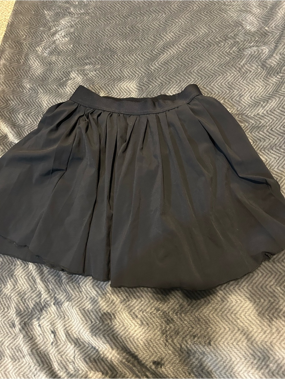 Gilly Hicks Black Circle Skater Skirt